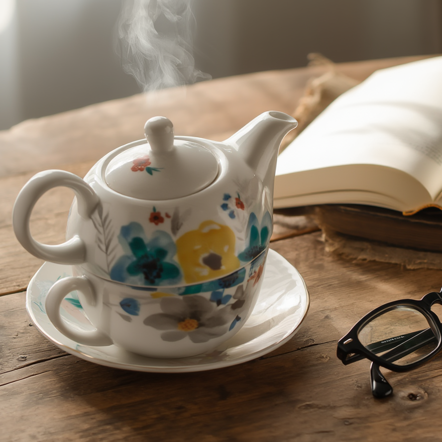 théière solitaire : un rituel de thé pour une personne