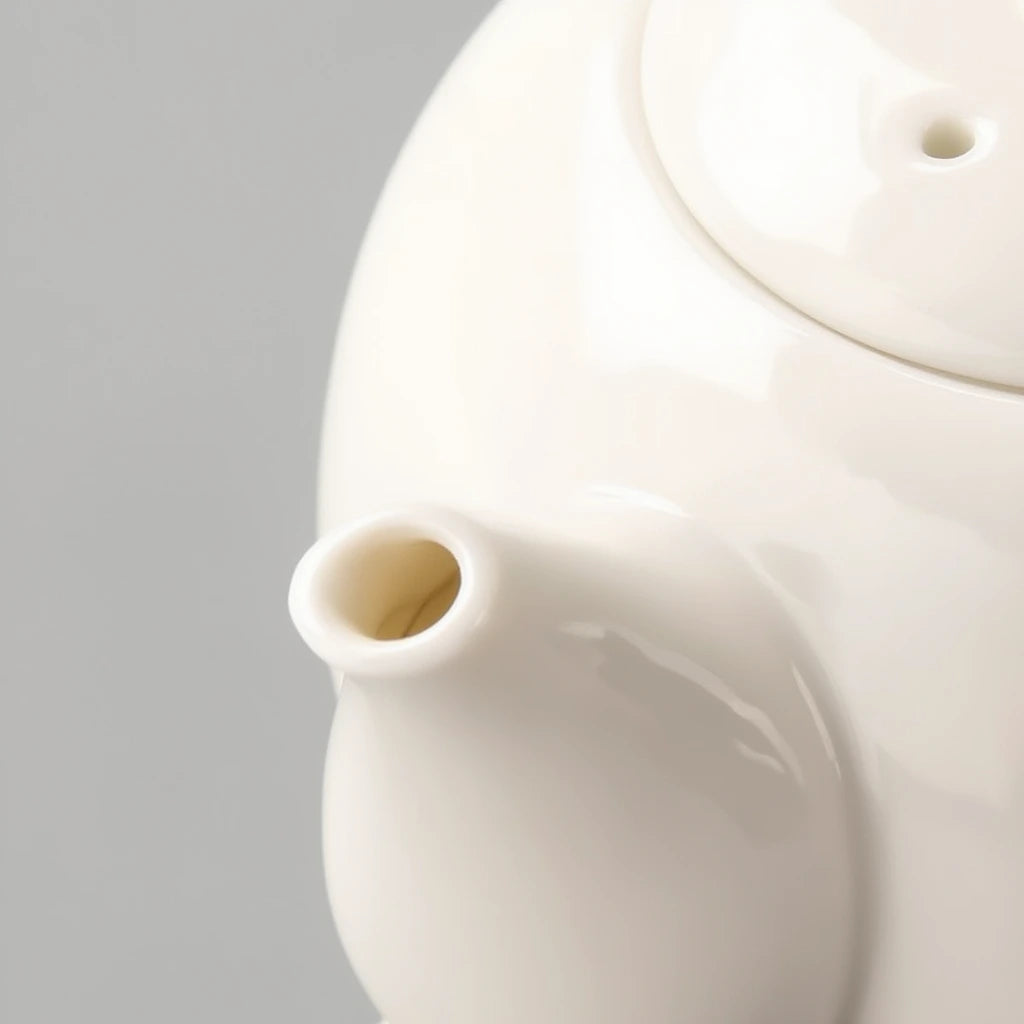 Théière Porcelaine à Motif Paysage — 180ml