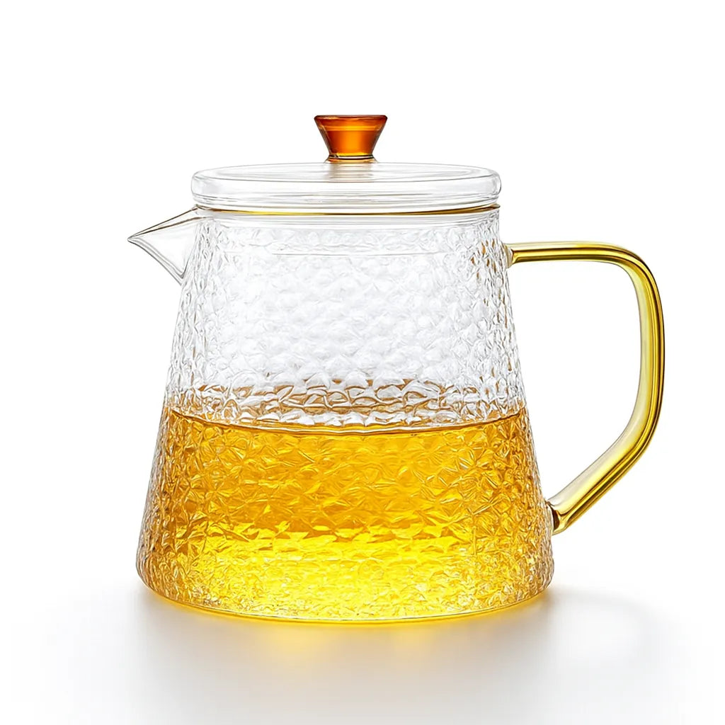 Théière en Verre Texturé 400ml — 800ml