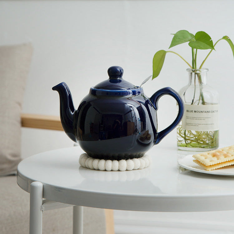 Théière Anglaise Bleu Foncée — 600ml