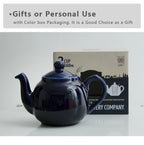 Théière Anglaise Bleu Foncée — 600ml