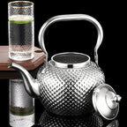 Grande Théière Argentée avec Infuseur 1,2 L — 2 L sans le couvercle 