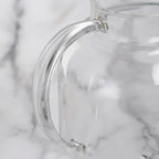 Grande Théière en Verre 1L — 1,8 L vue sur la poignée 