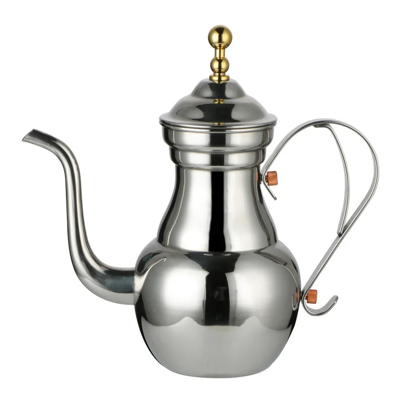 Théière Orientale Argentée avec Infuseur 1 L — 1,7 L