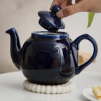 Théière Anglaise Bleu Foncée — 600ml