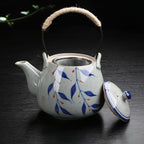 Théière 1L en Porcelaine couvercle ouvert 