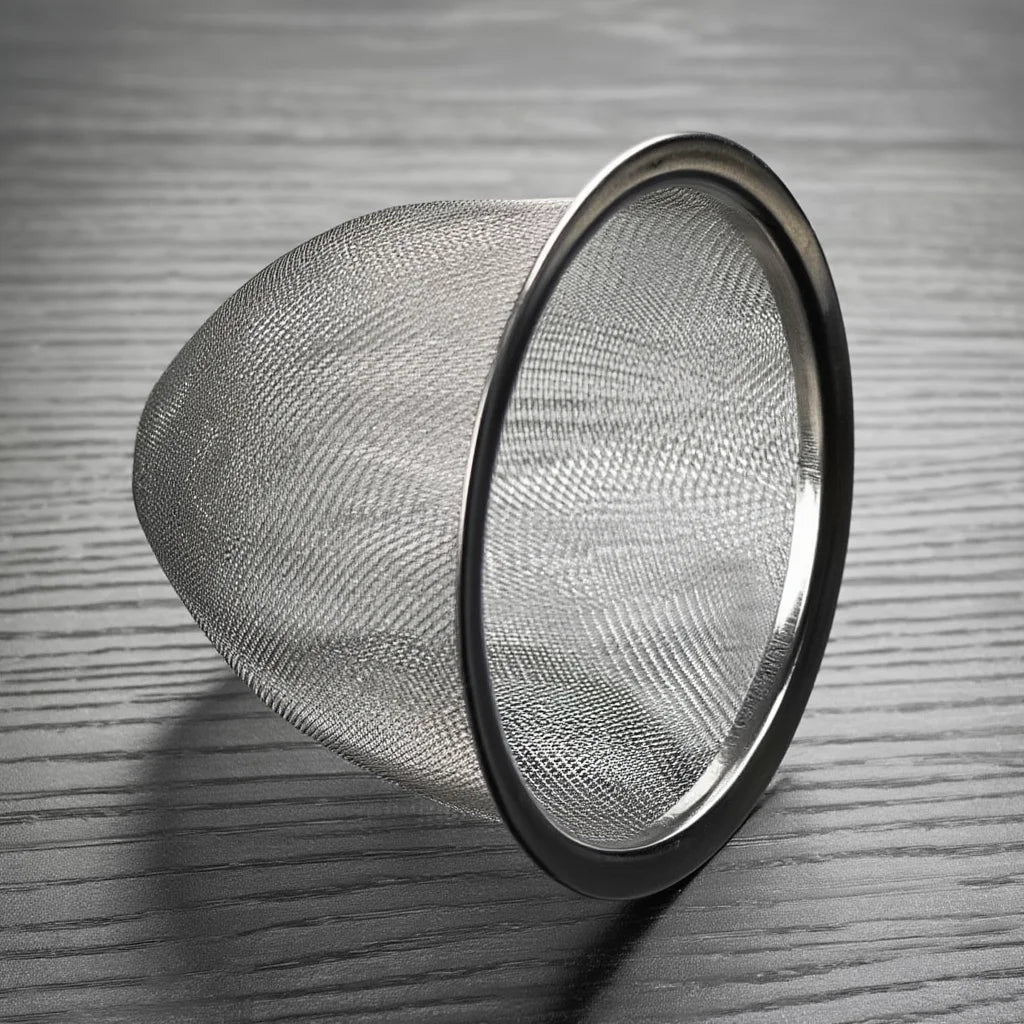 Théière 1L en Porcelaine vue sur le filtre 
