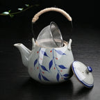 Théière 1L en Porcelaine filtre sortie de la théière 