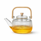 Théière 1L en Verre Borosilicate sur fond blanc 
