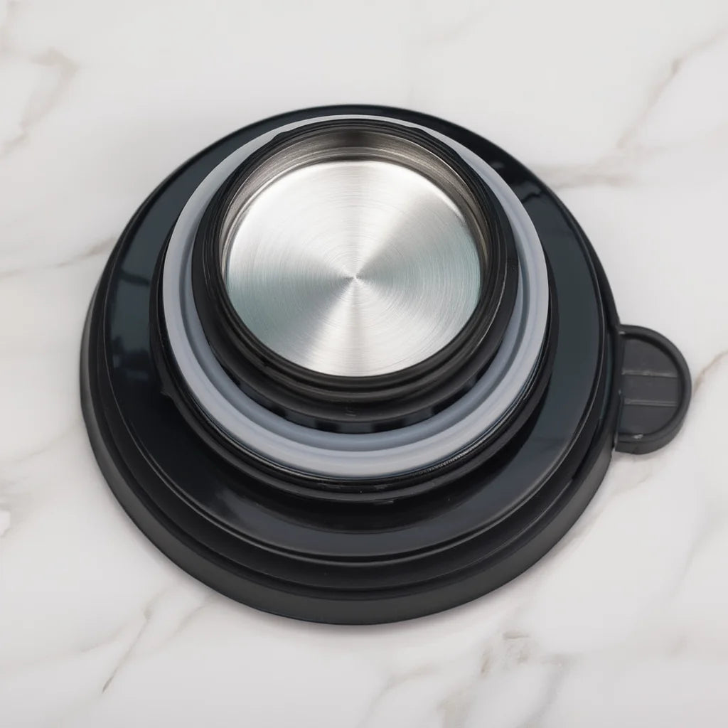 Théière 1 L Isotherme Noir vue sur le couvercle 