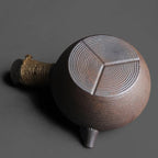 Théière Ancienne Artisanal Kyusu vue sur le dessous 