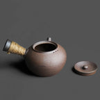 Théière Ancienne Artisanal Kyusu vue sur l'intérieur 