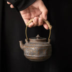 Théière Ancienne Style Japonais — 180 ml tenu par une main 