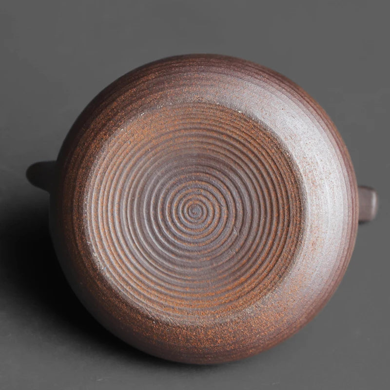 Théière Ancienne Style Japonais Artisanal — 350 ml dessous de la théière 