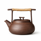 Théière Ancienne Style Japonais Artisanal — 350 ml sur fond blanc 