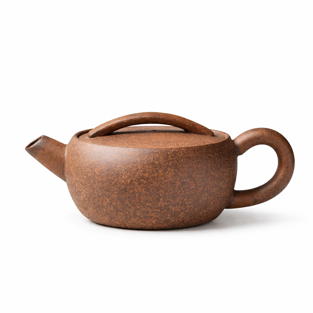 Théière Ancienne en Argile — 130 ml sur fond blanc 