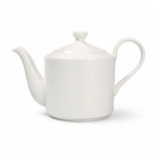 Théière Anglaise Blanche sur fond blanc 