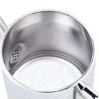 Théière Arabe en Inox Argentée 800 ml vue sur l'intérieure 