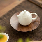 Théière Blanche en Céramique vue de haut 