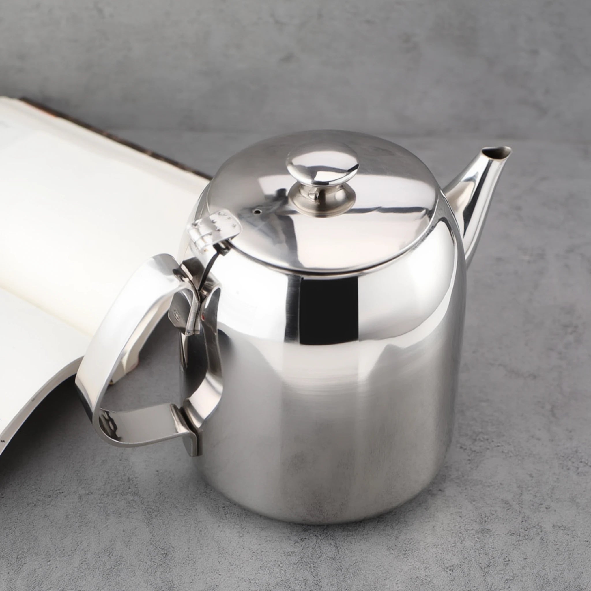 Théière Induction Inox  vue de haut 