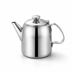 Théière Induction Inox  sur fond blanc 