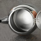 Théière Induction Inox vue sur l'intérieur 