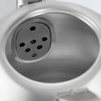 Théière Induction en inox avec Infuseur  vue sur la filtration 