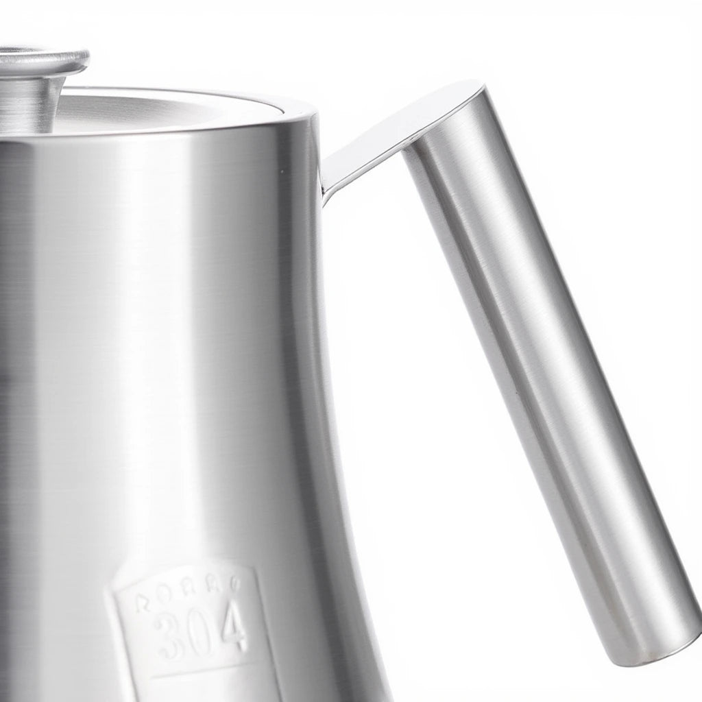 Théière Inox — 2L vue sur la poignée 