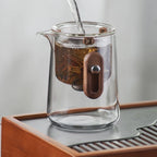 Théière Magnétique en Verre Borosilicate de pres 