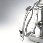 Théière Marocaine avec Infuseur vue sur la poignée 