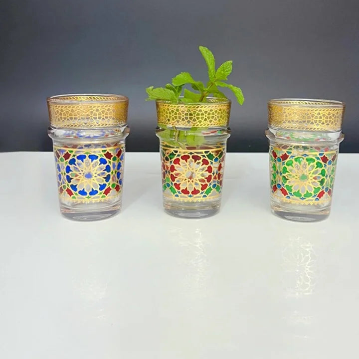Théière Marocaine en Verre verres 