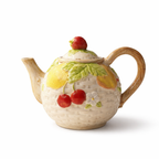 Théière Originale en Céramique Fruit sur fond blanc 