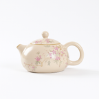 Théière Porcelaine Artisanale Fleurie