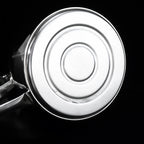 Théière à Induction en Inox Argentée vue sur le dessous 