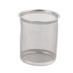 Théière avec Infuseur en Inox Poli Argentée vue sur le filtre 