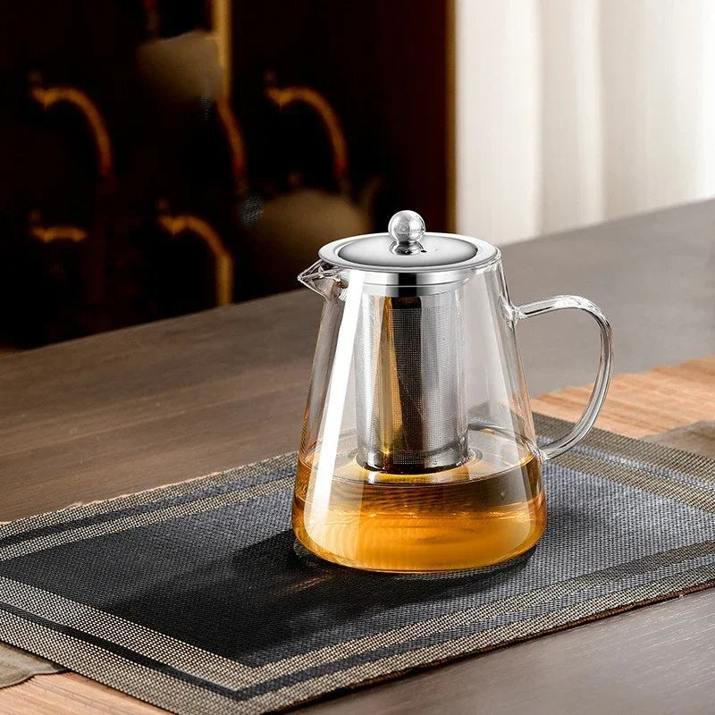 Theiere avec Infuseur en Verre Borosilicate 950 ml  