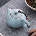Théière en Céramique Bleu de haut 