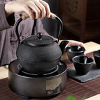 Théière en Fonte Japonaise Noir main sur la anse 