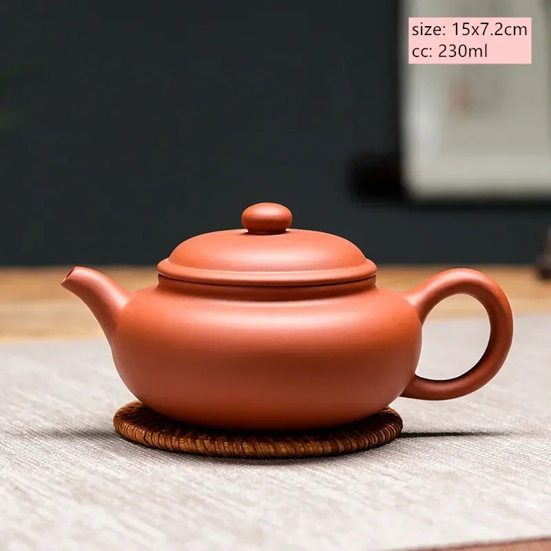 Théière en Terre Cuite de Yixing orange 230ml