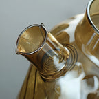 Théière en Verre Borosilicate Texturé vue sur le filtre 