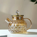 Théière en Verre Borosilicate Texturé format 1L 