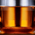 Théière en Verre Ronde filtre 