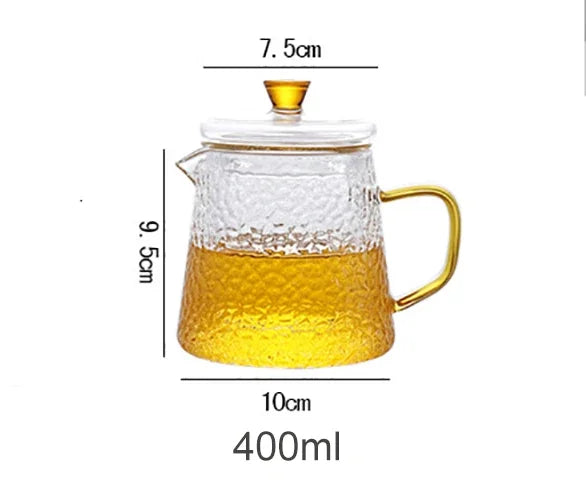 Théière en Verre Texturé 400ml