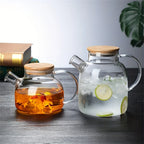 Théière en Verre Transparent les deux versions 