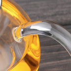 Théière en Verre avec Infuseur 600ml — 800ml vue sur la poignée 