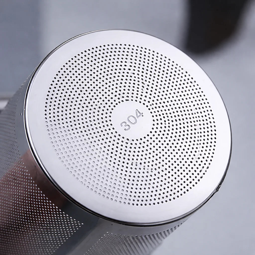 Théière en Verre avec filtre vue sur le filtre 