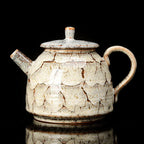 Théière en céramique beige 