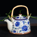 Théière porcelaine Fleur Bleue