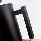 Théière à Piston en Inox à Double Paroi Noir — 1 L