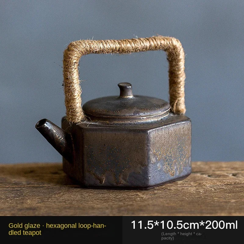 théière en grès ancienne 